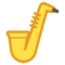 Saxophone emoji on HTC